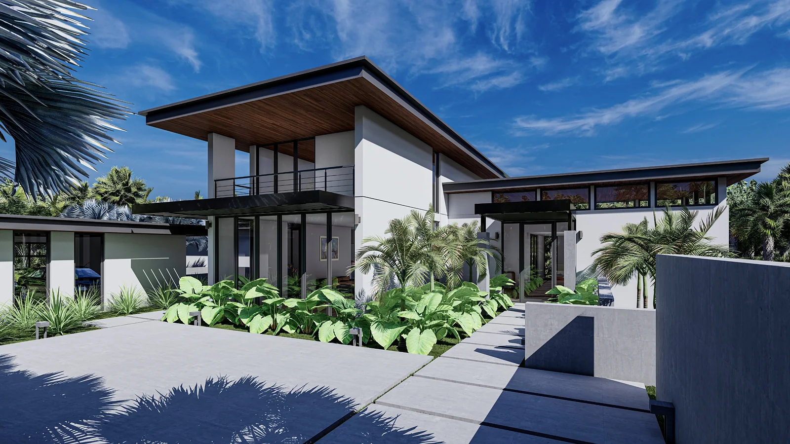 Elm Residence entry court