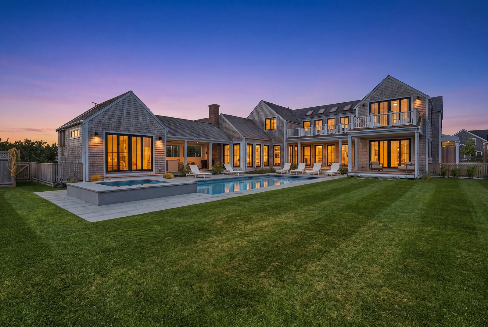 Cedar Residence at dusk